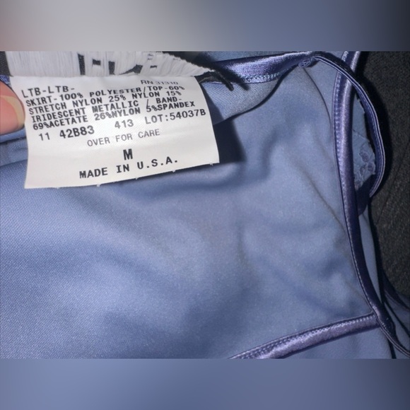 NEW I.N. San Francisco Evening Gown Sequins Prom Formal Juniors Sz M Blue Dress - Picture 11 of 15